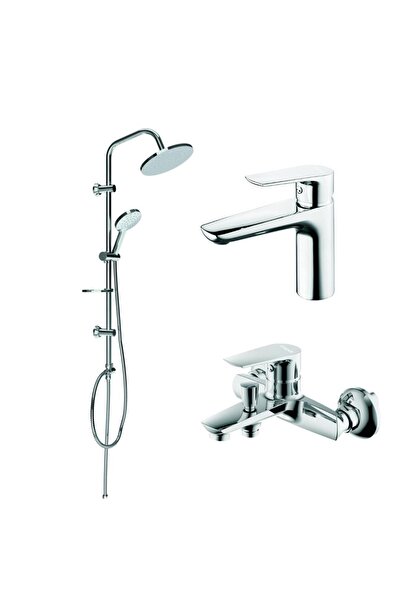 Creavit Solo Banyo Batarya ve Yağmurlama Duş Seti