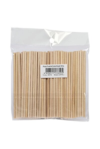 Südor Dil Çubuğu Ahşap Yuvarlak Küçük 100 Lü Bs76