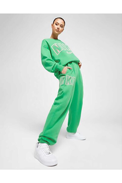 Nike Спортивний одяг Фліс Великий розмір / Широкий крій Бавовняні жіночі спортивні штани