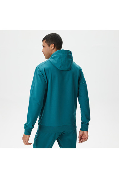 Nautica Ανδρικό πράσινο φούτερ με κανονική εφαρμογή