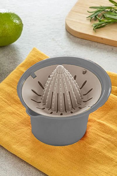 SİHİRLİ AYAKLAR 10 cm Anthracite Citrus Lemon Squeezer - Plastic