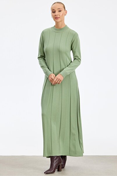 Tığ Triko Kalın Piliseli Triko Elbise ÇAĞLA