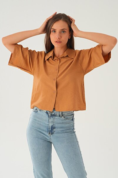 Rays 4159A Голяма къса риза - Бисквитен дизайн