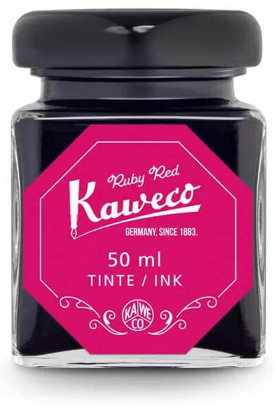 Genel Markalar Dolmakalem Mürekkep 50ml Cam Şişe Kırmızı / 10002197