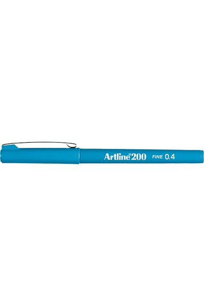 artline Blue Fineliner 0.4mm Pen - Felt Tip, For Sky