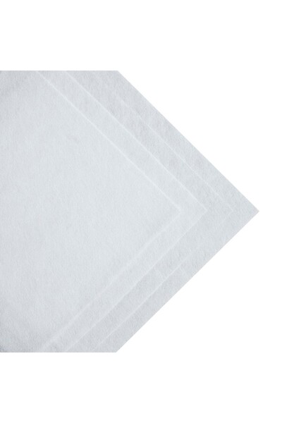 garaccu Beyaz İnce Hobi Keçe 50x50 cm