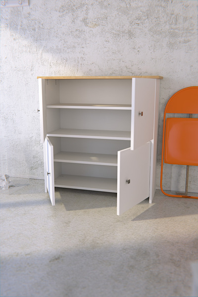 Mionte Flat-Pack Cube Ayakkabılık - Modern ve Şık Depolama Çözümü