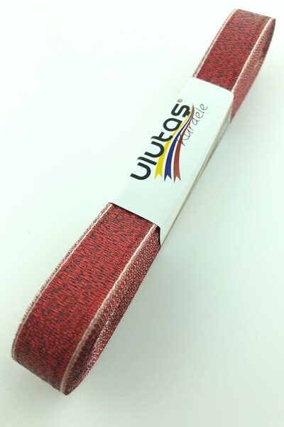 Limelia 1,5 Panglică roșie cu sclipici