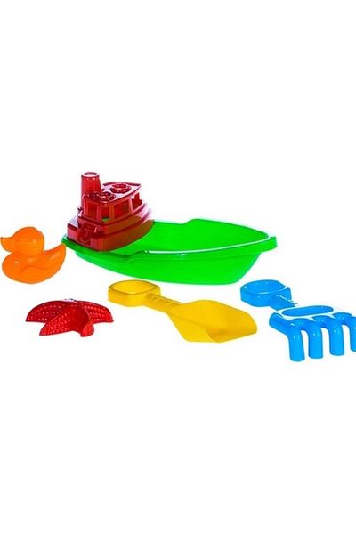 Tıfıl Toys Yellow Fishing Boat - Beach and Sea Toy Ebt-101