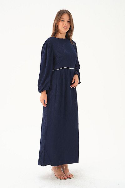 Rays Φόρεμα 4209A Model Navy Balloon Sleeve