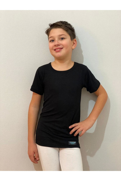 KARAKAŞ Aqua CM2507 Unisex Short Sleeve Kids Undershirt