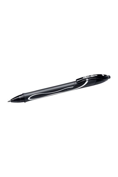 Bic Gelocity 0.7 Mm Black Gel Pen - Fast and Drying Push