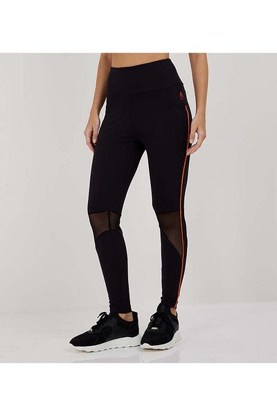 F5 Mesh Panel Leggings For Women