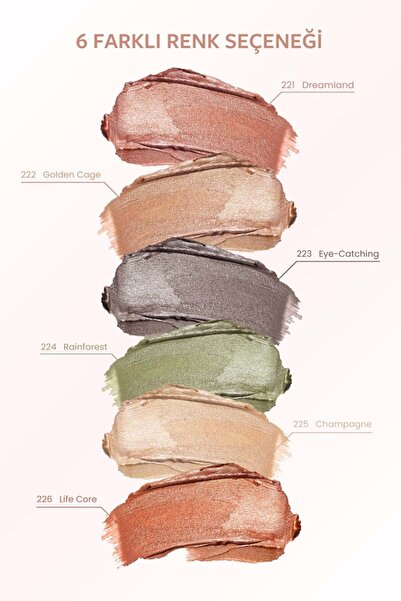 Pastel Glow Liquid Eyeshadow Likid Far No:225