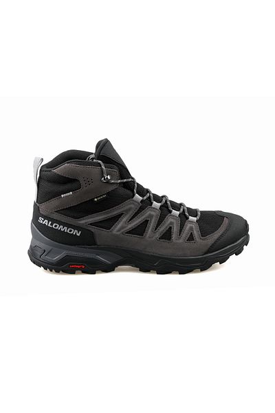 Salomon Men's Outdoor Boots - X Ward Leather Mid, Gore-Tex Waterproof, Black