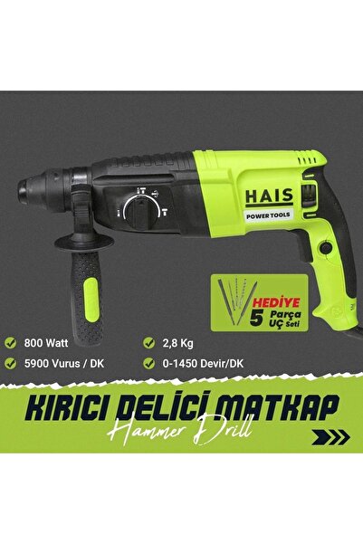 Hais Kırıcı Delici Hilti Matkap 2,8 J 800 Watt
