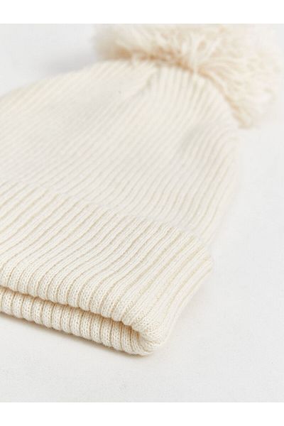 LC Waikiki Lw - Baby Girl Beret with Pompom