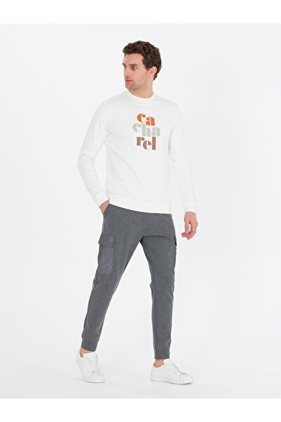 Cacharel Gri Melanj Jogger Fit Eşofman Altı 50265568-VR086