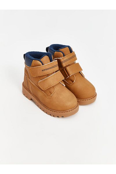 LC Waikiki LCW STEPS Μπεζ Velcro Baby Boy Boots