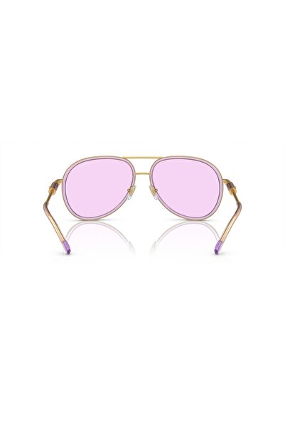 Versace Woman Pilot Sunglasses- Ve 2260 - Lense Size:60mm - Lillac Transparent