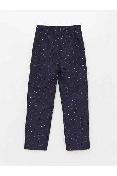 LC Waikiki Lw - Mintás polár bélésű lánynadrág elasztikus derékkal