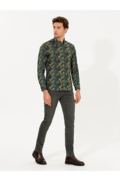 Cacharel Yeşil Slim Fit Jean Pantolon 50259340-DN0030