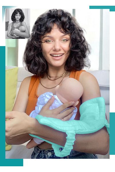 Joyous Mom Kids Baby Breastfeeding Pillow Baby Breastfeeding Cushion Support Cushion Anti-Sweat Arm Pillow