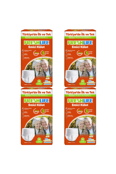 Freshlife İLBAY - FRESHLİFE EMİCİ KÜLOT M (ORTA BOY) 120 ADET