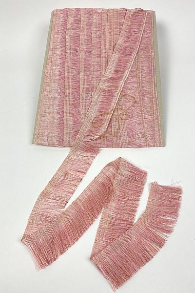 Limelia Light Powder Strip with Flat Fringe and Thread Tassel Detail