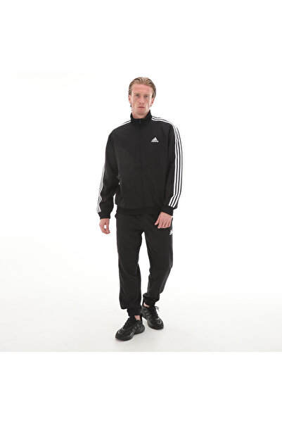 adidas Ic6750-e M 3s Wv Tt Ts Men's Tracksuit Set Black