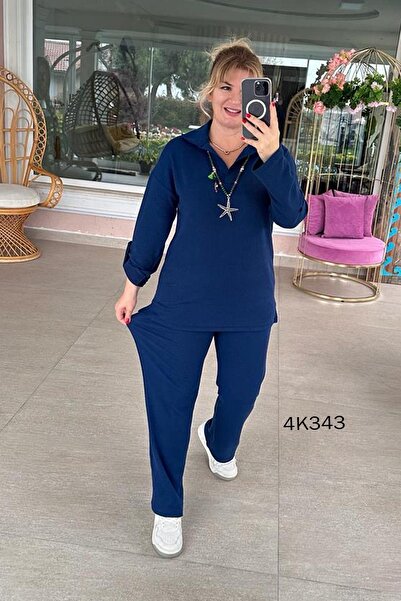 İnce Topuk 4k343 Model Polo Collar Set of 2