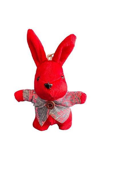 farist Plush Rabbit Keychain and Bag Ornament - Cute and Soft Plush Toy Keychain