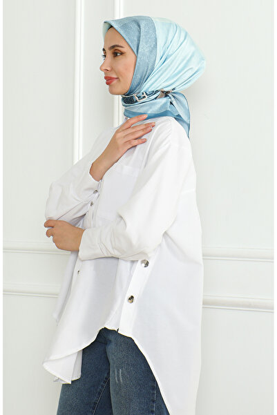 sefamerve Синя шарф з шовку - 81054-04