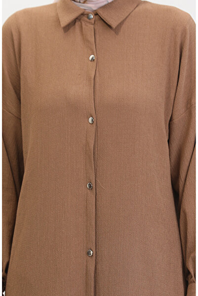 sefamerve Norková dlouhá tunika 1046-02 - na knoflíky