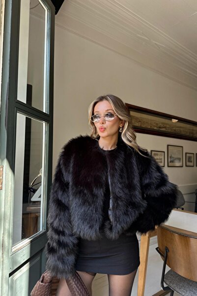 mylove Suni Kürk Siyah