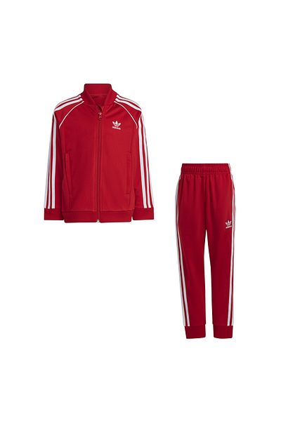 adidas Ix7625-c Red Sst Tracksuit - Kids Tracksuit Set