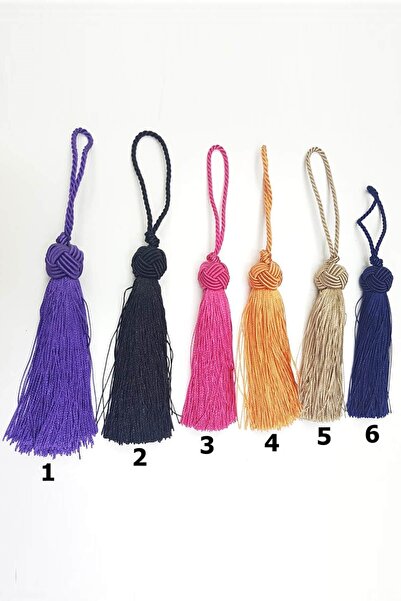 Limelia Μονόχρωμη πλεκτή φούντα 12 εκ.