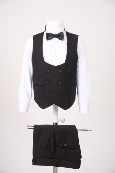 Doctor junior Erkek Çocuk Smokin Takım Elbise Slim Fit / Gömleksiz