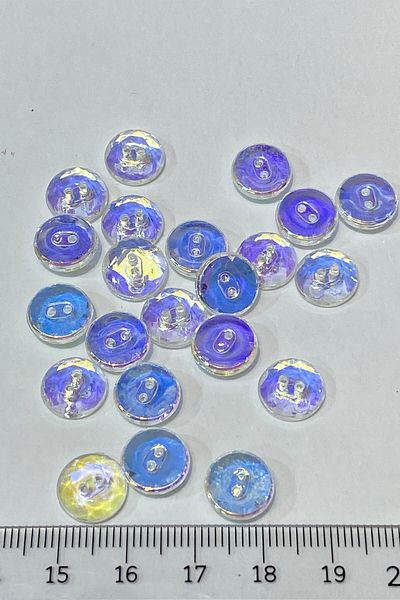 Limelia 10 Pieces Janjan Small Round Plastic Perforated Button