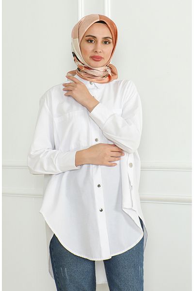 sefamerve Κασκόλ από κρεμμύδι με μοτίβο Karaca Rayon 81054-05