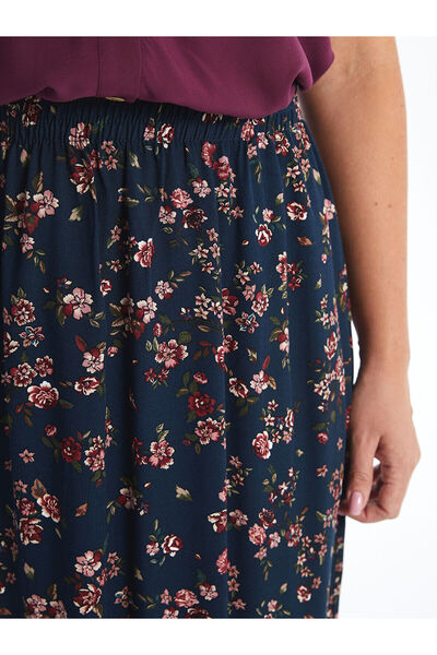 LC Waikiki Lw - Vzorovaná dámská sukně s elastickým pasem