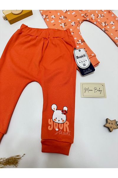 Miniworld 100% Cotton Baby Double Tights Set