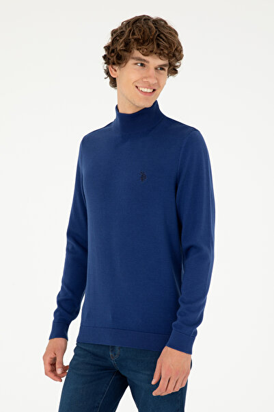 U.S. Polo Assn. Pulover de bază Indigo pentru bărbați, slim fit 50293499 -vr028