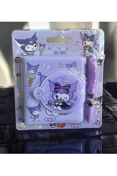 cosmic kırtasiye Notebook with Kuromi pen