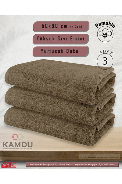 TAHT 3 τμχ 50x90cm Βαμβακερές πετσέτες κουρείου - για αθλητές, κομμωτήριο και μπάνιο