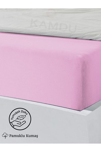 Embays 100X200Cm Single Cotton Fitted Sheet with 50X70Cm Pillowcase