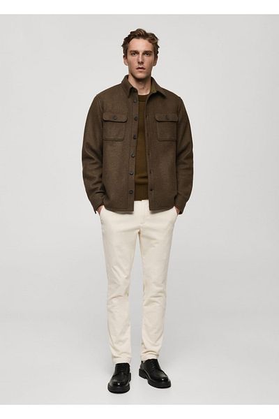 MANGO Man Slim-fit corduroy trousers