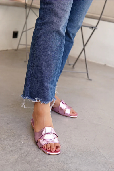 LAMİNTA Papuci de damă Goldeye Candy Pink