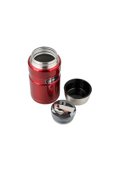 Thermos Sk 3020 Steel Food Thermos 710ml. Red (Including Spoon)