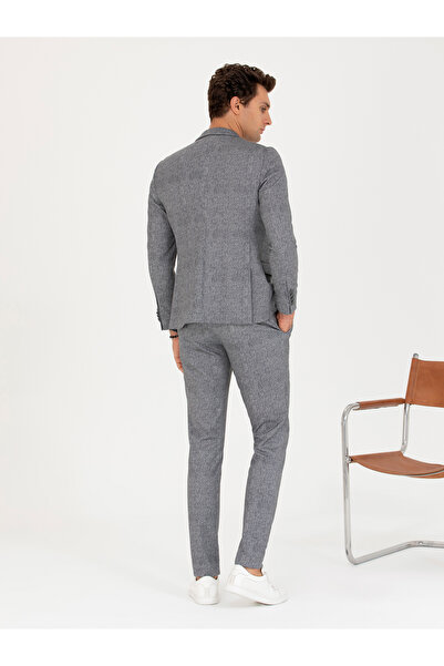 Cacharel Antrasit Ex. Slim Fit Kumaş Pantolon 50265263-VR006